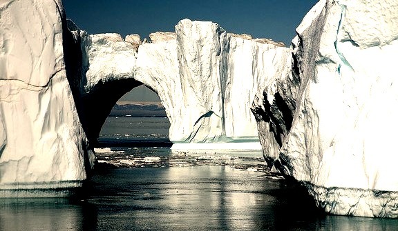 by S Benson on Flickr.Iceberg from Jakobshavn Glacier, a large outlet glacier in West Greenland.