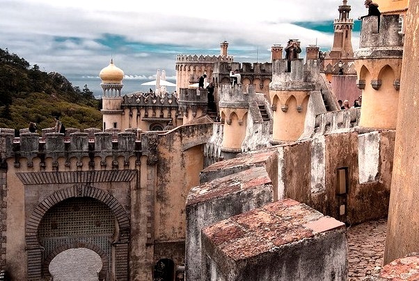 by kost80 on Flickr.The Sintra National Palace is located in the town of Sintra, in Portugal near Lisbon. It is the best preserved mediaeval Royal Palace in Portugal and it is an important tourist...