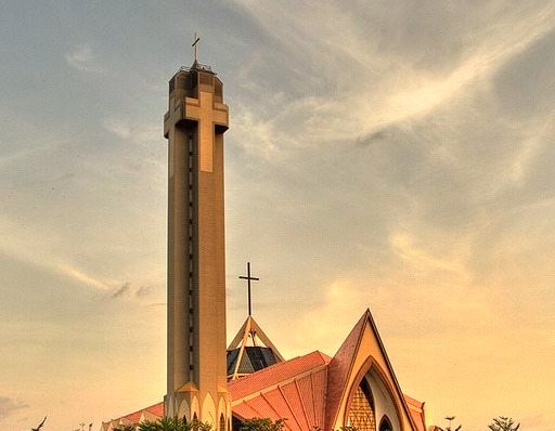 by Iris  on Flickr.The National Church in Abuja, Nigeria.