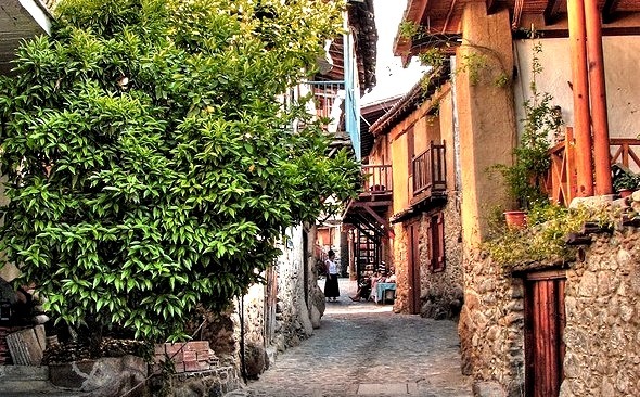 by Mike G. K. on Flickr.Street view in Kakopetria, a village in the Troodos mountains in Cyprus.