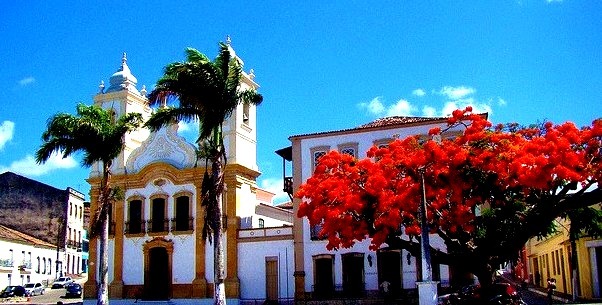 Beautiful town of Penedo, Alagoas State, Brazil