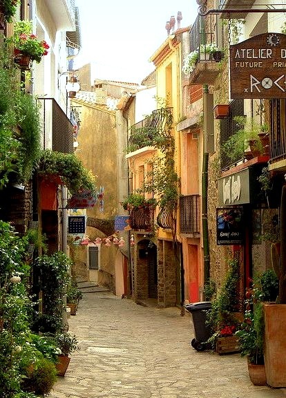 Side Street, Collioure,  France