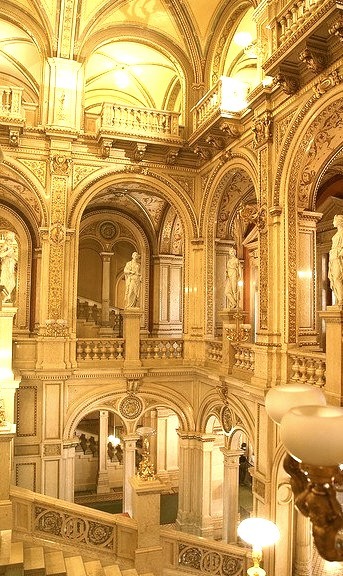 The State Opera House in Vienna, Austria
