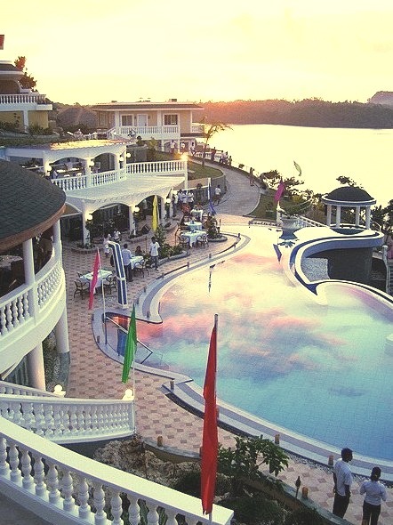 Infinity pool at Monaco Suites in Boracay Island, Philippines