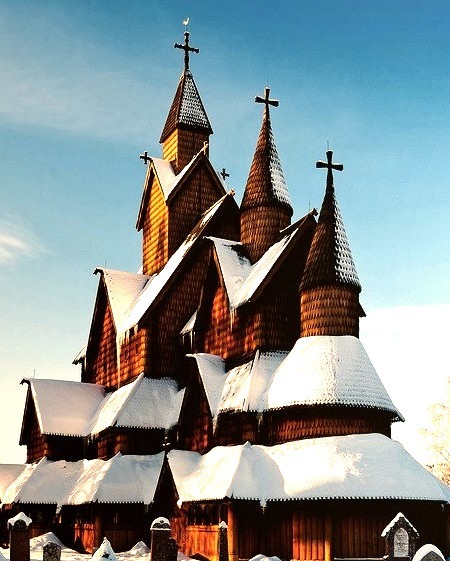 Built in the early 13th century, Heddal stave church is the largest of its kind in Telemark, Norway